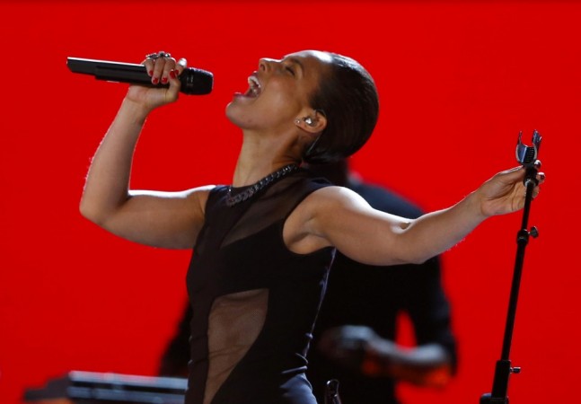 Singer Alicia Keys performs at the 55th annual Grammy Awards in Los Angeles Alicia Keys
