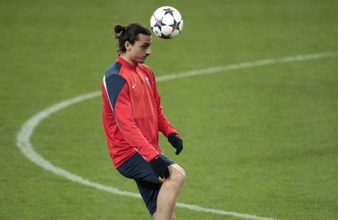 PSG striker Zlatan Ibrahimovic will be the cynosure in the last 16 Champions League game against Bayer Leverkusen. Reuters Zlatan Ibrahimovic PSG