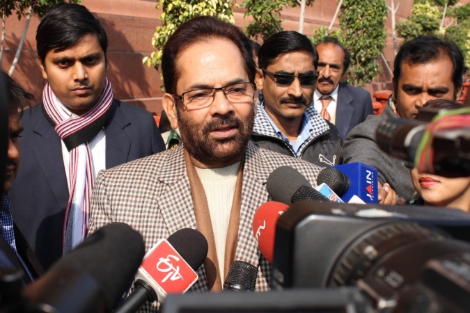 BJP leader Mukhtar Abbas Naqvi Naqvi