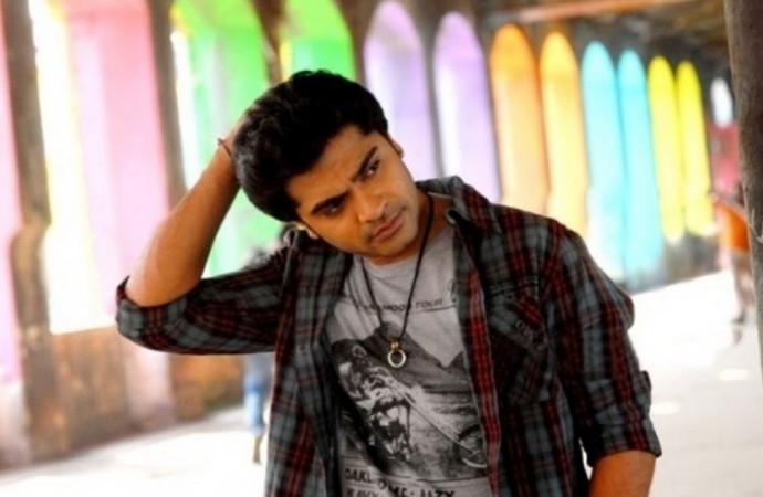 A movie still from Simbu