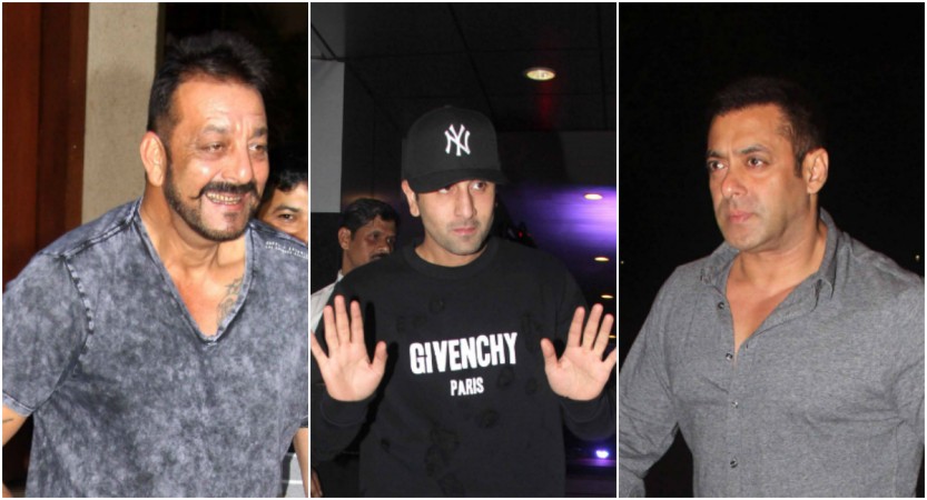 Sanjay Dutt, Ranbir Kapoor, Salman Khan