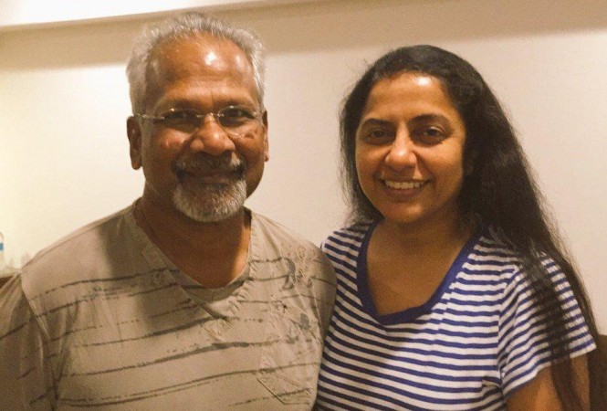 Suhasini with her husband Mani Ratnam