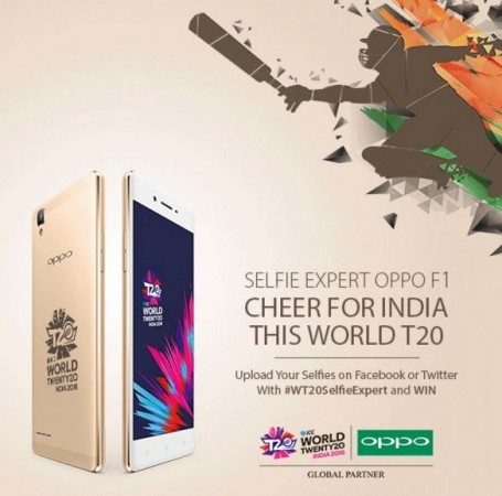 ICC T20 World 2016: Oppo launches Cricket World Cup limited edition F1 smartphone in India