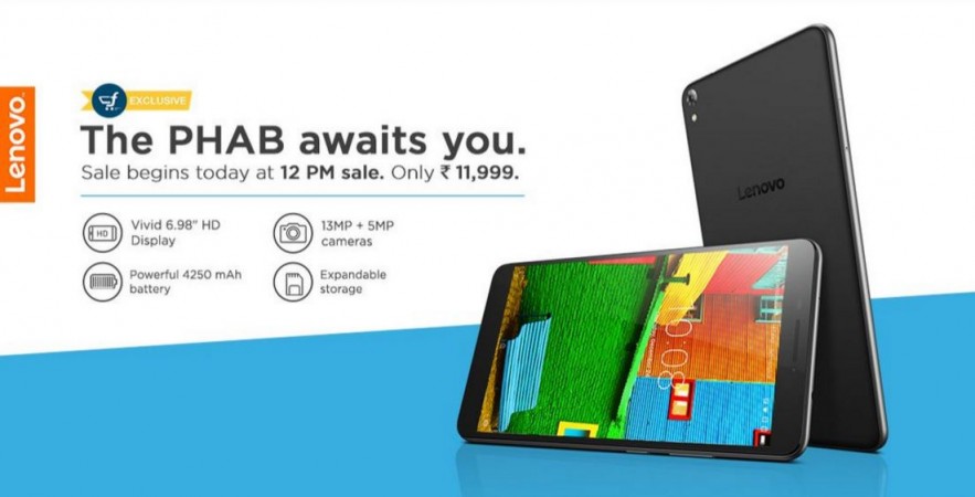 Lenovo Phab flash sale 1.0 to go live on April 21