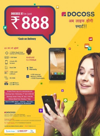 After Freedom 251, Docoss X1 offers Android smartphone at dirt cheap price: Is it a scam?
