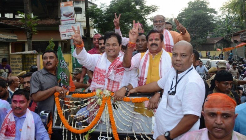 Assam assembly polls elections 2016 muslim votes sarbananda sonowal bjp victory celebrations roadshow