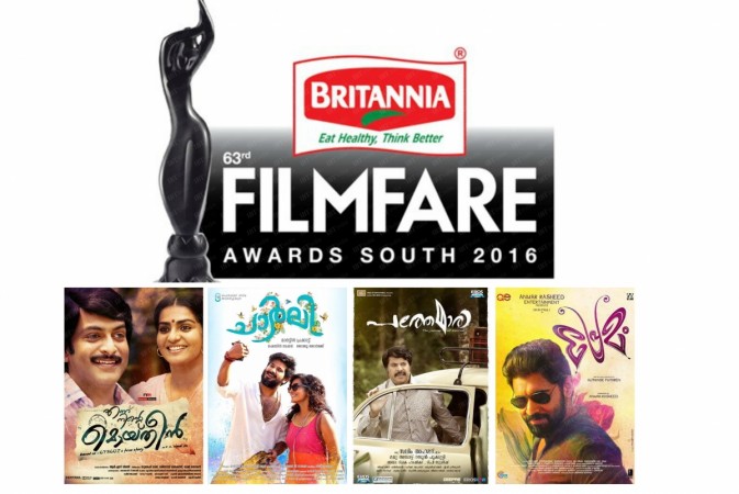 63rd Filmfare (Malayalam) Award nominations