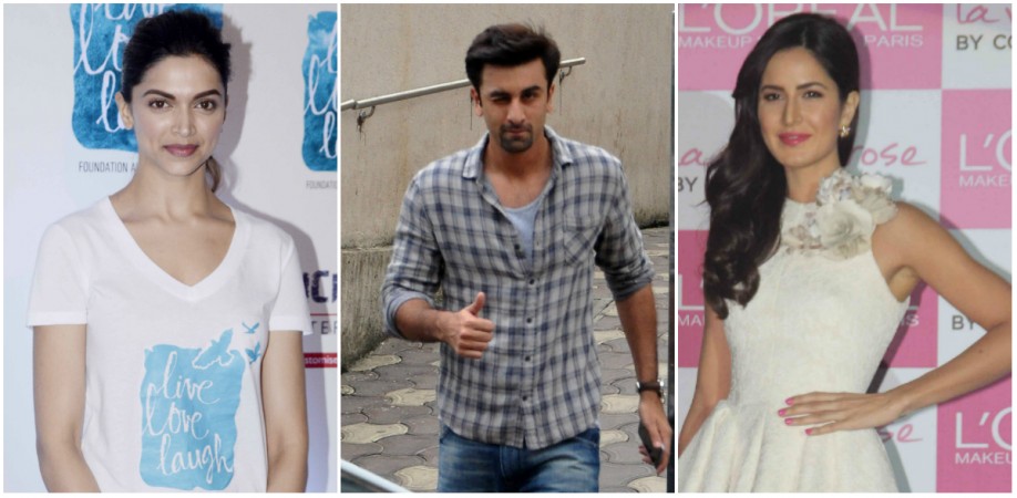 Deepika Padukone, Ranbir Kapoor, Katrina Kaif