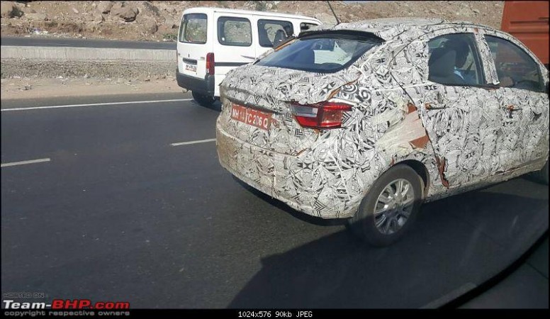 Tata Kite 5 compact sedan continues testing in India