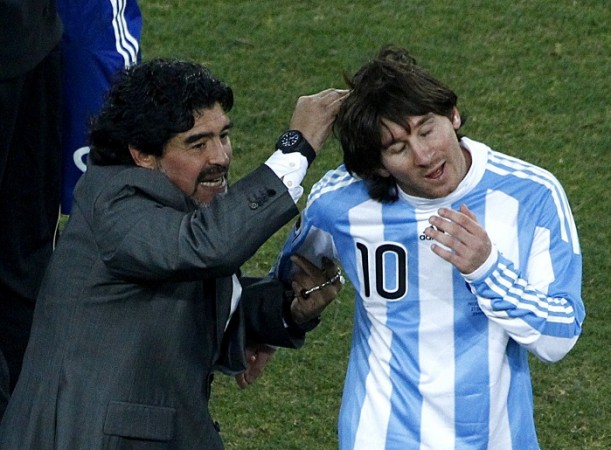 Diego Maradona Lionel Messi