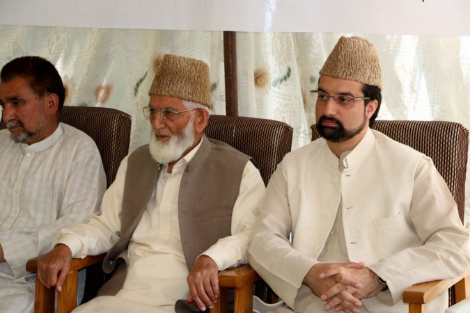 In picture: Syed Ali Shah Geelani (left) with Mirwaiz Umar Farooq. hurriyat leader mirwaiz farooq aphc separatist burhan wani j&k terror pakistan syed ali shah geelani