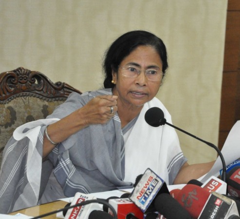 West Bengal Chief Minister Mamata Banerjee addresses a press conference at Nabanna in Howrah on Aug. 20, 2016.