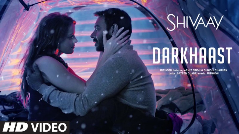 Ajay Devgn and Erika Kaar in Darkhaast song from Shivaay