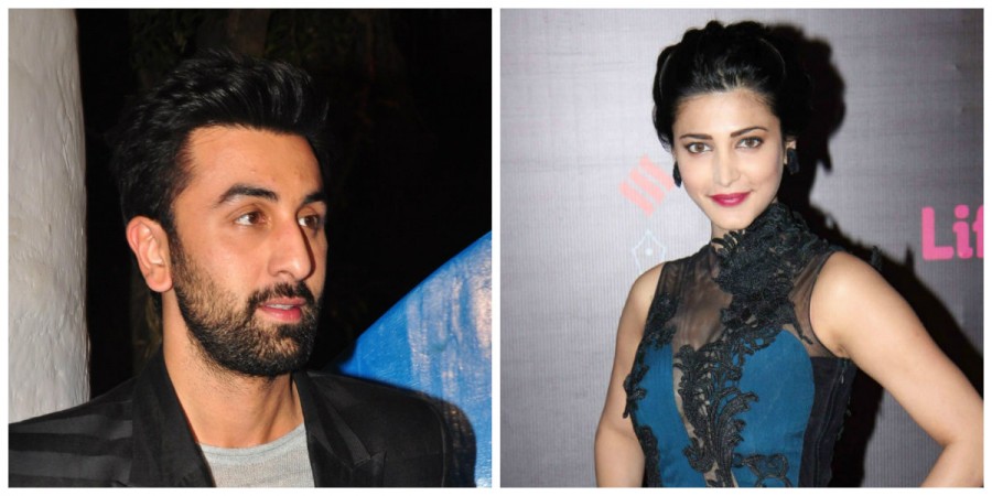 Ranbir Kapoor and Shruti Haasan