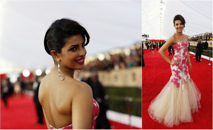 Priyanka Chopra at the 22nd Screen Actors Guild Awards red carpet. Priyanka Chopra