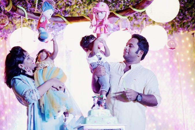 Aju Varghese with family