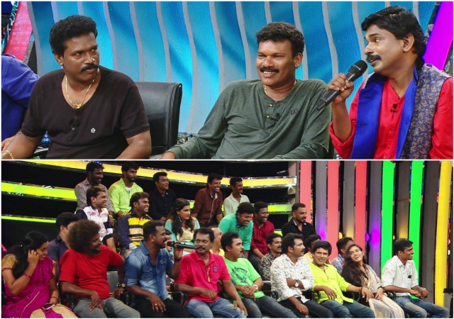 Santhosh Pandit vs Mimicry artistes in Sreekandan Nair Show