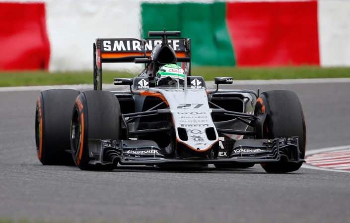 Force India's Nico Hulkenberg of Germany at the Japanese Grand Prix this year f1