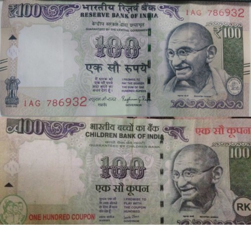 Mumbai girl says how she was cheated by an auto driver by giving Children Bank of India's Rs. 100 note.