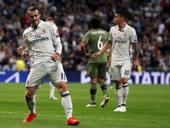 Garteth Bale opened the goal-scoring for Real Madrid in the 16th minute. Gareth Bale