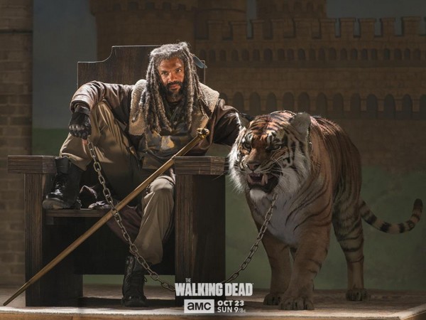 Pictured: A scene from Season 7 of The Walking Dead. The Walking Dead