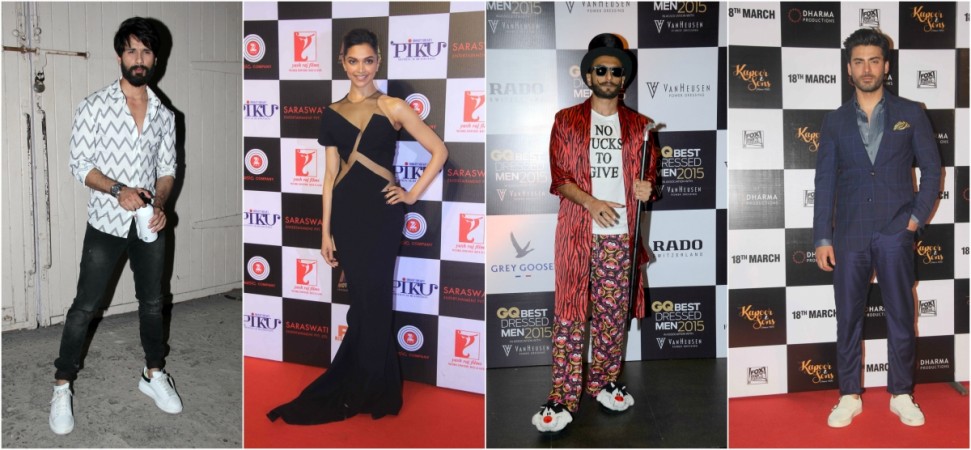 Shahid Kapoor, Deepika Padukone, Ranveer Singh, Fawad Khan