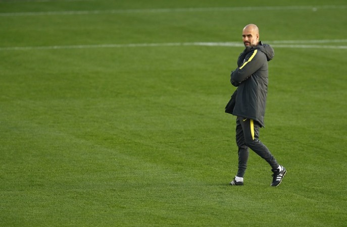 Manchester City manager Pep Guardiola will want to get his team selection right for the Barcelona game Pep Guardiola Manchester City