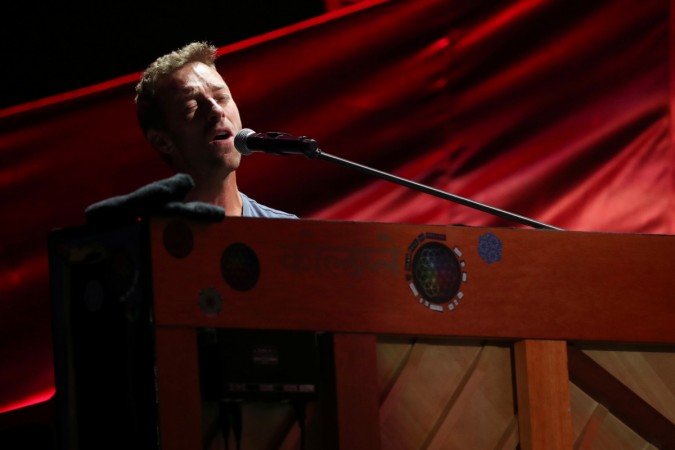 Chris Martin of Coldplay performs at the Global Citizen Festival at Central Park in Manhattan, New York, September 24, 2016. Coldplay