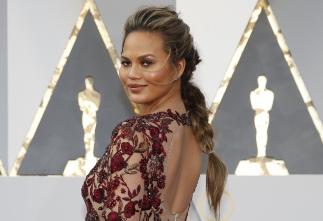 Pictured: Model Chrissy Teigen arrives at the 88th Academy Awards in Hollywood, California February 28, 2016. Chrissy Teigen