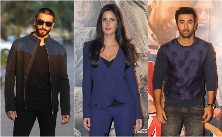 Ranveer Singh, Katrina Kaif, Ranbir Kapoor