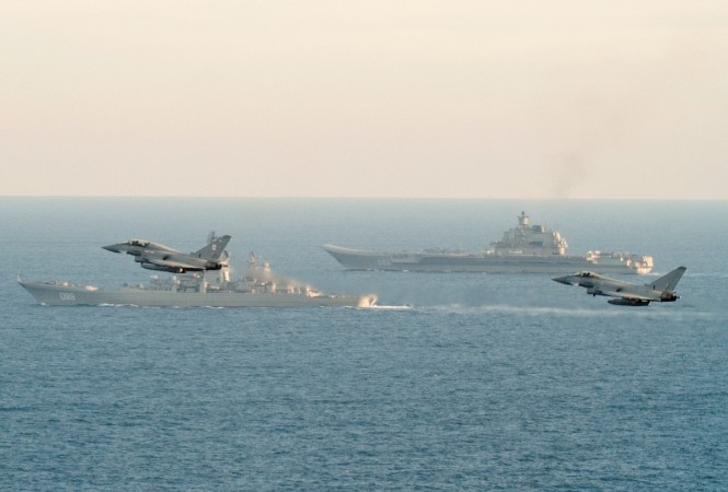 Admiral Kuznetsov Carrier Group Gets The 'royal' Treatment As It Passes 