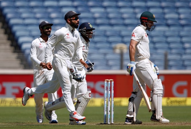 india australia 1st test match score