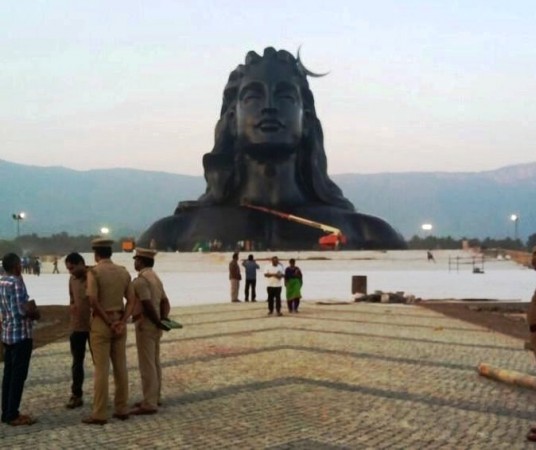 Image result for 112-feet-shiva-idol-at-isha-foundation