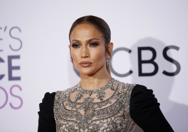 Jennifer Lopez arrives at the People's Choice Awards 2017 in Los Angeles. Jennifer Lopez