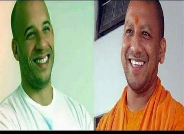 Yogi Adityanath and Vin Diesel