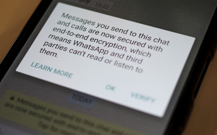 whatsapp encrypted messages