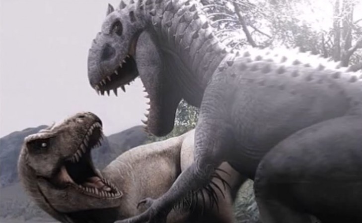 Image result for picture of t rex fighting in a movie