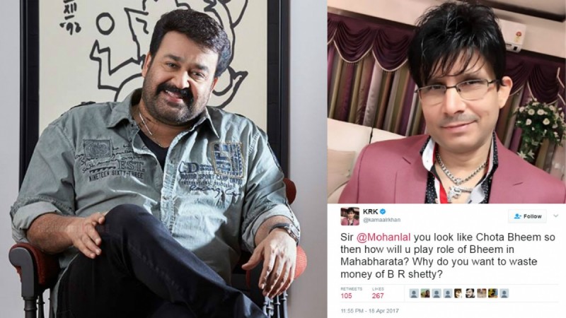 Mohanlal KRK KRK Tweet KRK about Mohanlal