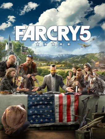 Far Cry 5 artwork with Last Supper thematic Far Cry 5 artwork with Last Supper thematic