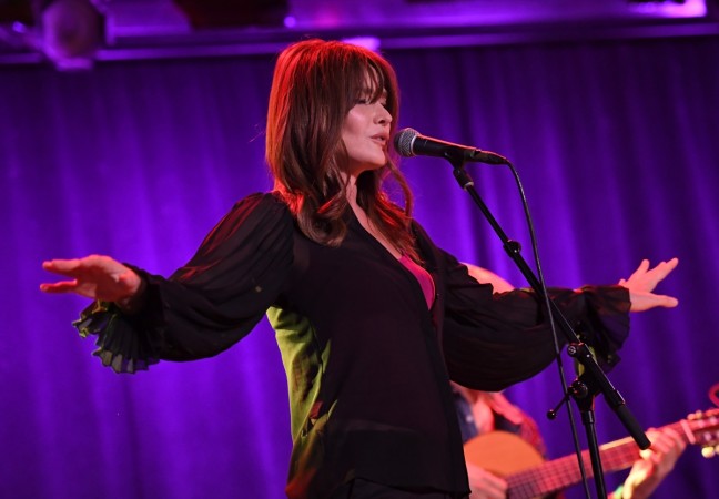 Carla Bruni performs at (Le) Poisson Rouge on June 13, 2017 in New York City. Carla Bruni