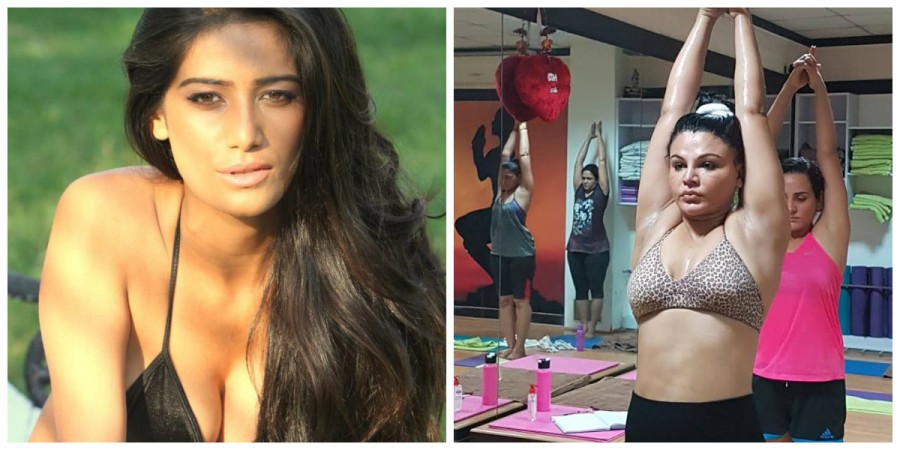 OOPS!! Poonam Pandey Shows Something More Than Bargained On Yoga Day 2017