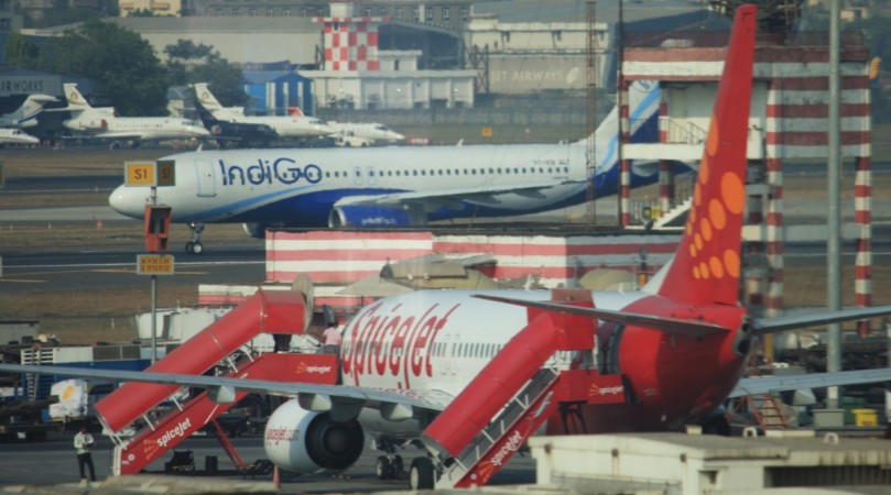 Five injured after jet blast from SpiceJet aircraft shatters IndiGo coach window