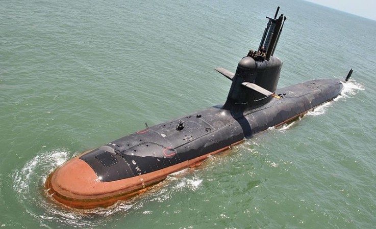 A Kalvari-class submarine. Kalvari-class submarine