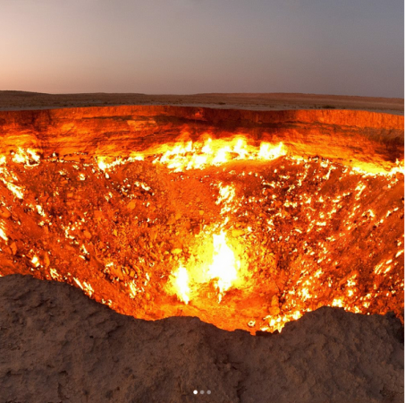 Darvaza gas crater Darvaza gas crater