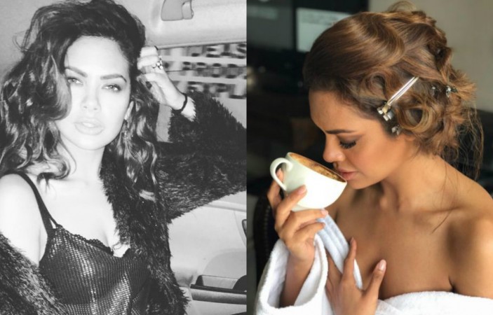 Esha Gupta is making hearts race in a black lingerie