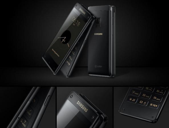 Samsung's new SM-G9298 flip phone. Samsung SM-G9298 flip phone