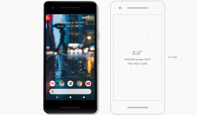 Google Pixel 2 as seen on Play Store