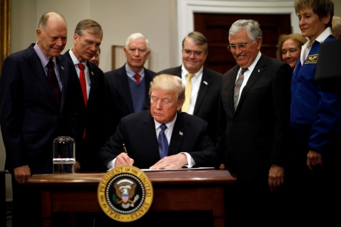 Moon, Mars And Beyond: US President Donald Trump Signs Directive To ...