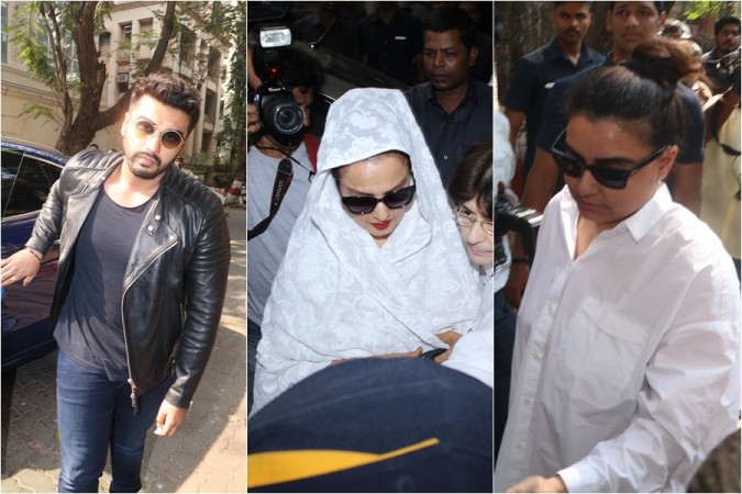 Image result for CELEBS AT Sridevi FUNERAL