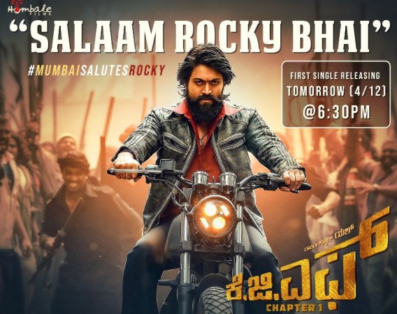 Kgf First Single Salaam Rocky Bhai Song From Yash S Film Is Out